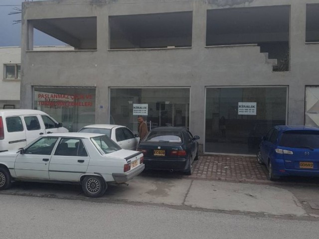 LEFKOŞA SANAYİ'DE ZEMİN KAT KİRALIK İŞ YERİ OFİS 900 STG 