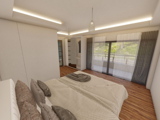 3+1 and 2+1 villas in Kyrenia Karaagac region