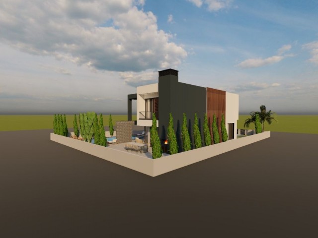 Modern Designed Villas for Sale in Karaoglanoglu, Kyrenia