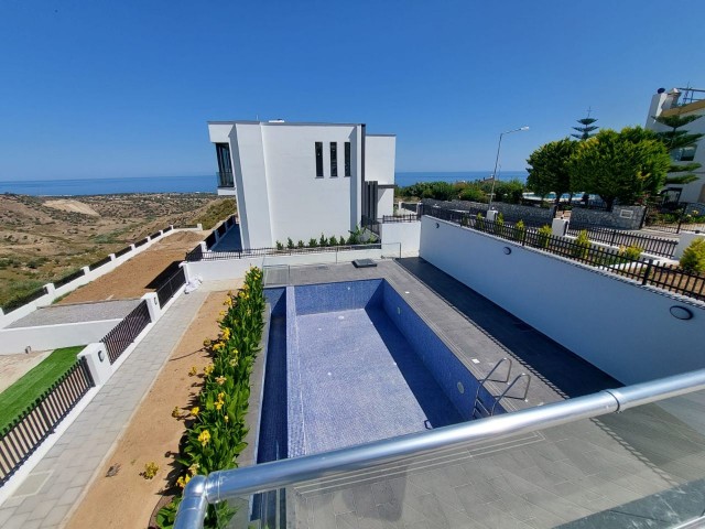 Modern Design Villa for Sale with Magnificent View in Girne Arapköy