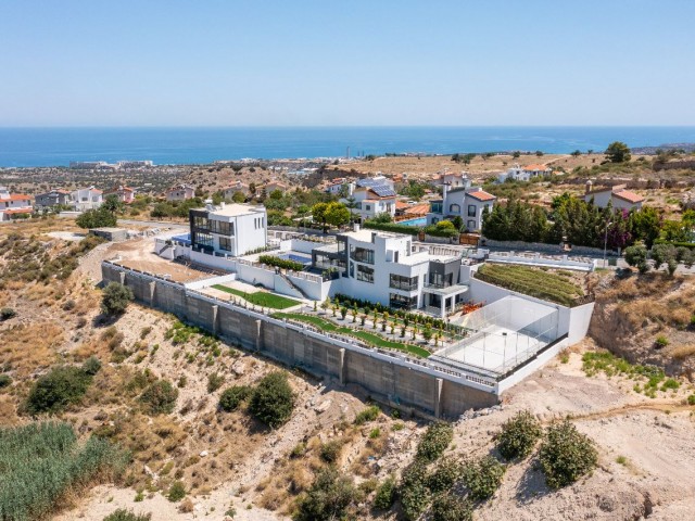 Modern Design Villa for Sale with Magnificent View in Girne Arapköy