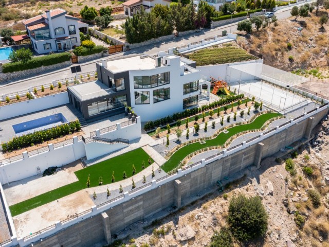 Modern Design Villa for Sale with Magnificent View in Girne Arapköy