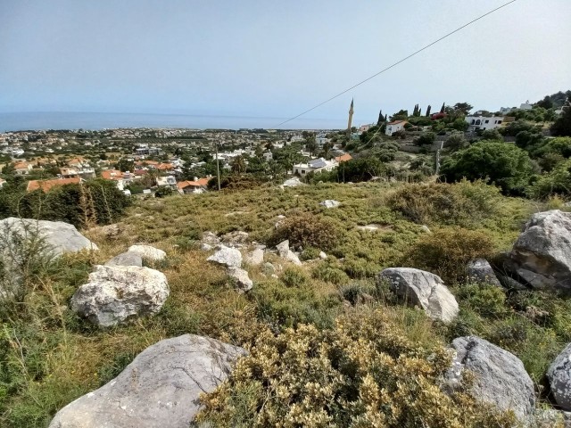 1672 m² Plot Of Land In Karsiyaka With Stunning Sea & Mountain Views - Pre-74 British Title Deed - 100% Build Permission!