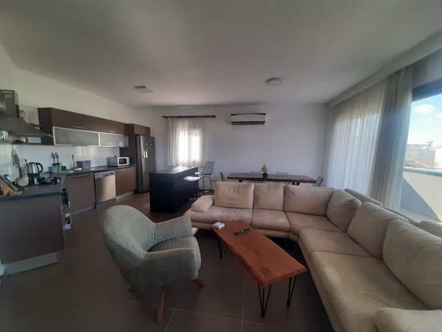 SPACIOUS CLEAN 2+1 FLAT FOR RENT WITH LARGE TERRACE AND BARBEQUE IN TUZLA