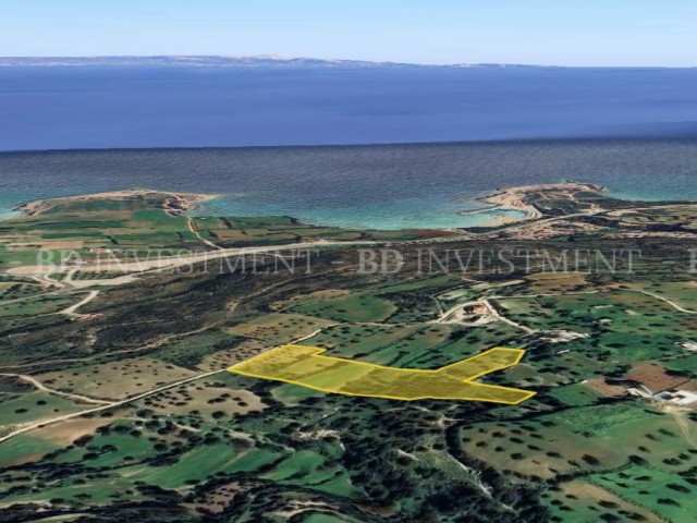 LAND IN SİPAHİ 450 METERS FROM THE HIGHWAY WITH SEA VIEW