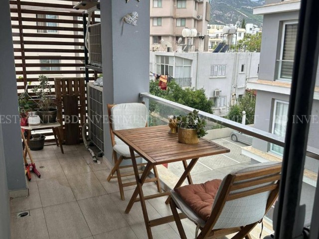 1+1 FLAT IN A LUXURY COMPLEX WITH TURKISH TITLE IN KYRENIA CENTER...