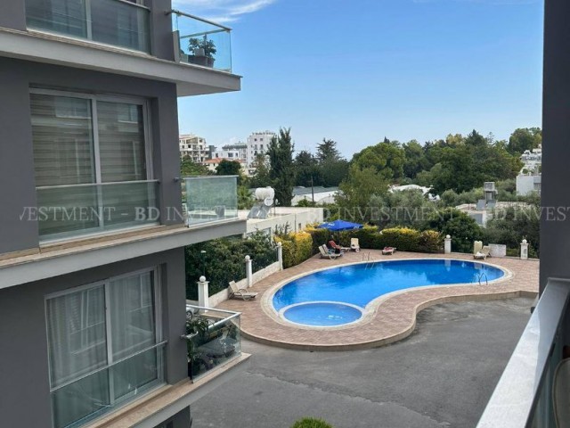 1+1 FLAT IN A LUXURY COMPLEX WITH TURKISH TITLE IN KYRENIA CENTER...