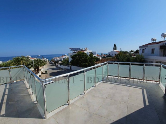 Villa with Full Sea View in Sadrazamköy - 100 Meters from the Beach