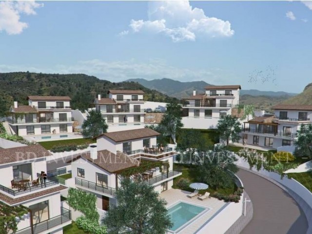 Plot with Project in the Most Beautiful View of Bağlıköy (36 Villas)