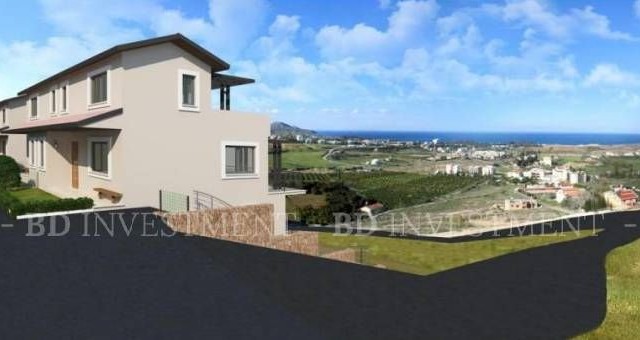 Triplex Villas with Magnificent Views in Bagliköy