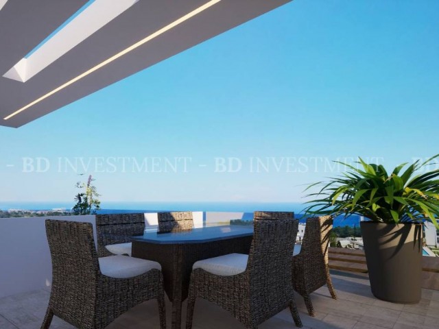 Last 3 Flats in a Magnificent Project 200 Meters from Esentepe Beach