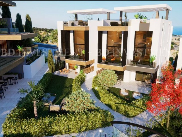 Last 3 Flats in a Magnificent Project 200 Meters from Esentepe Beach