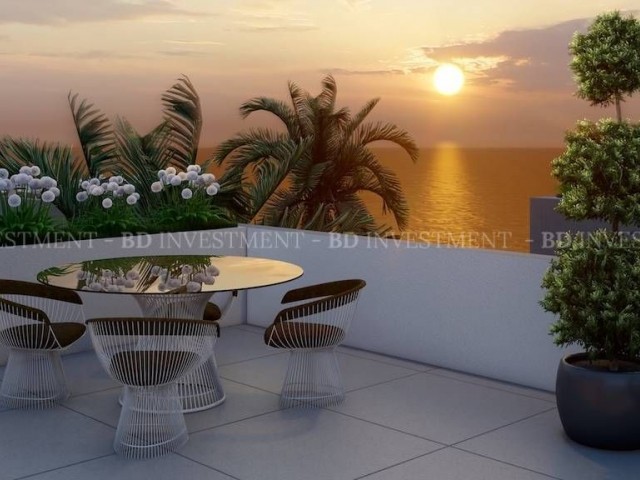 2+1 FLATS FOR SALE FROM THE PROJECT IN ESENTEPE, 250 METERS TO THE SEA