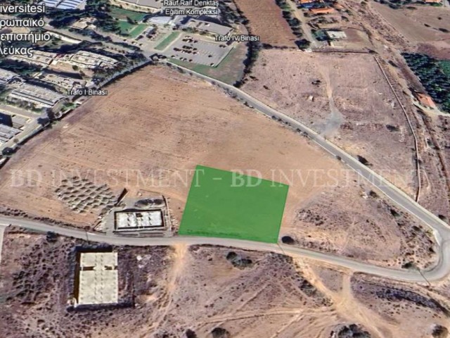 Land with 48 Flats Project, 100 Meters from the European University of Lefke