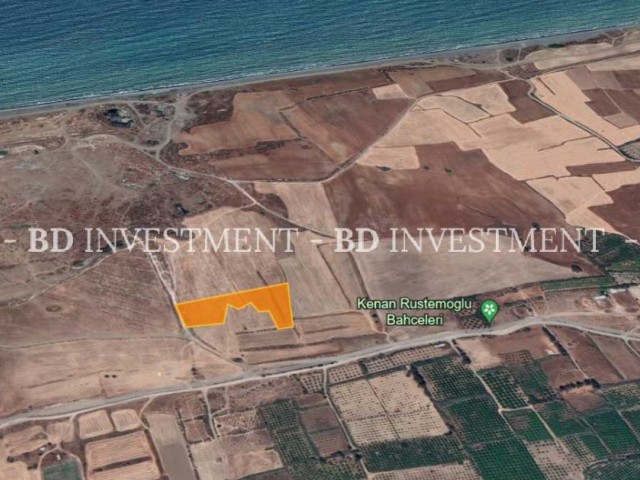 7296 m² Land in Güzelyurt, 400 Meters to the Beach