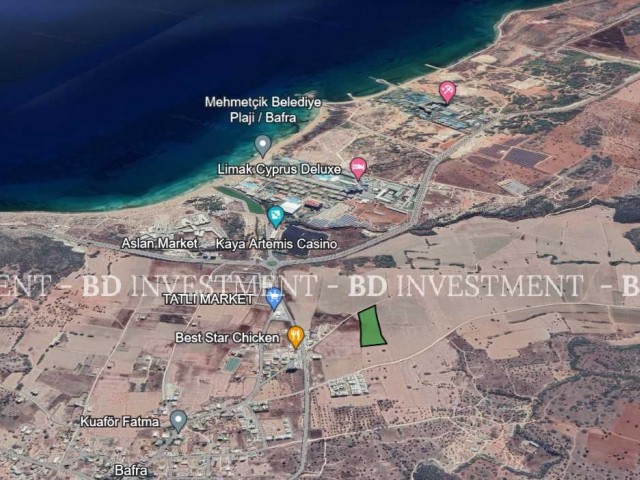 Great Location for Your Projects 10.704 m² Land in Bafra