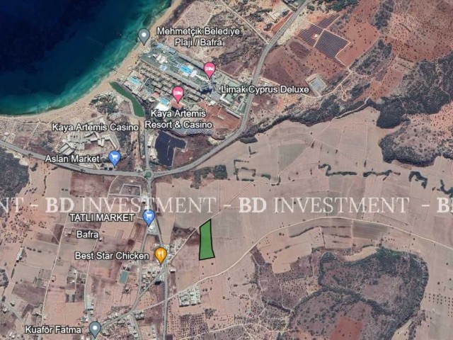 Great Location for Your Projects 10.704 m² Land in Bafra