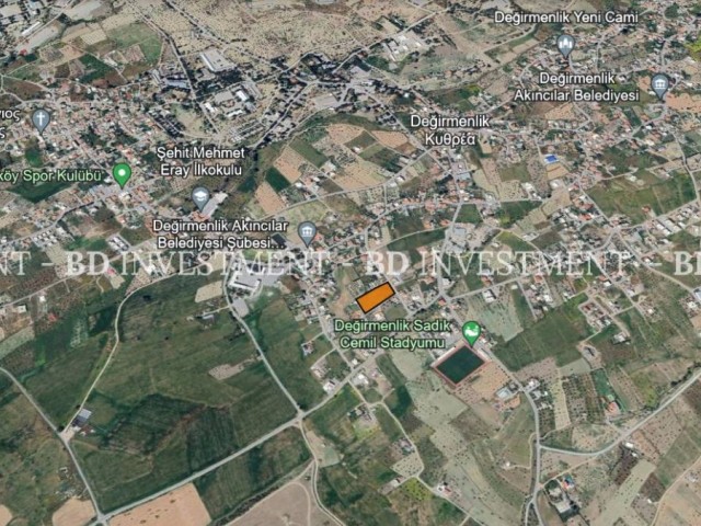 INVESTMENT OPPORTUNITY DESIGNED IN Değirmenlik CENTER 5.909 M2 LAND