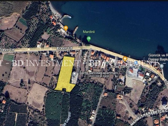 7.425 m² Land in Gemikonağı, 70 Meters from the Beach