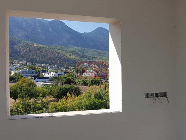 2+1 Flat With A Garden and Mountain View For Sale In Lapta