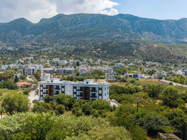 2+1 Flat With A Garden and Mountain View For Sale In Lapta