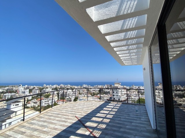 ULTRA LUXURIOUS DUBLEX PENTHOUSE FOR SALE IN KYRENIA WITH  MOUNTAIN AND SEA VIEW AND PRIVATE MASTER BEDROOM FLOOR