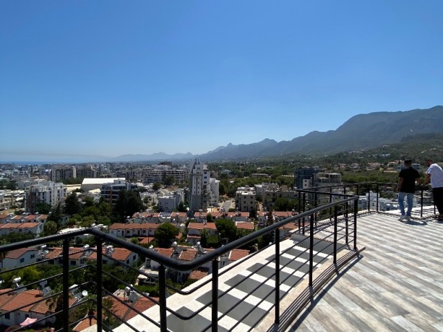 ULTRA LUXURIOUS DUBLEX PENTHOUSE FOR SALE IN KYRENIA WITH  MOUNTAIN AND SEA VIEW AND PRIVATE MASTER BEDROOM FLOOR