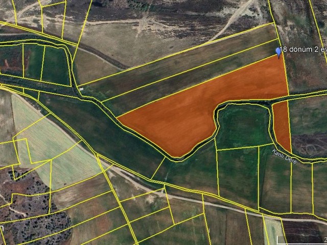 FIELD FOR SALE IN BALIKESİR, 18 DECLARES WITH TURKISH COB, 2 EVLEK