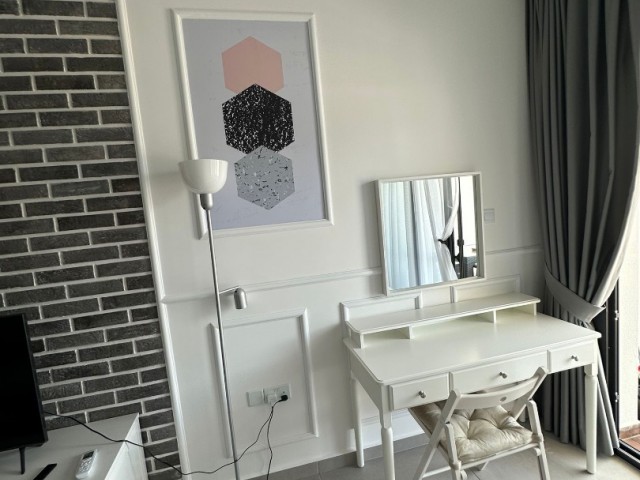 Furnished Studio Flat with Pool View for Sale in Caesar Resort Site in Iskele Long Beach