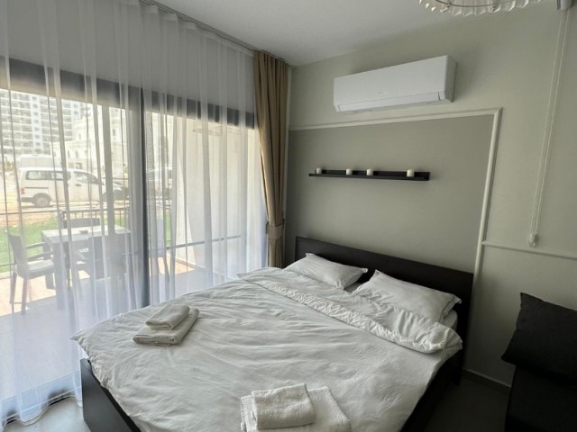 Furnished Studio Flat for Sale in Caesar Resort Site in Iskele Long Beach