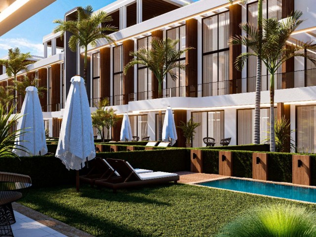 Smart Home Concept 2+1 Wohnungen zum Verkauf in der Gegend von Iskele Long Beach auf Zypern