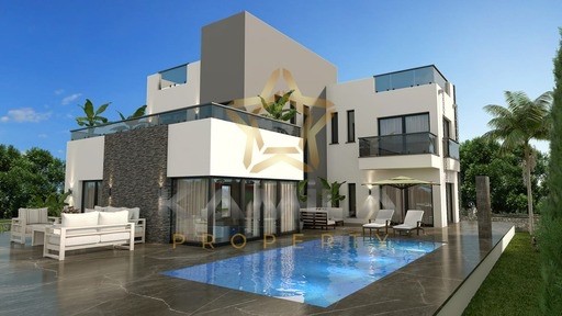 4+1 Modern Luxury Villa With  Pool For Sale 