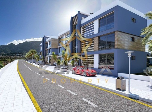 2+1 Flats for Sale in Lapta in Kyrenia region