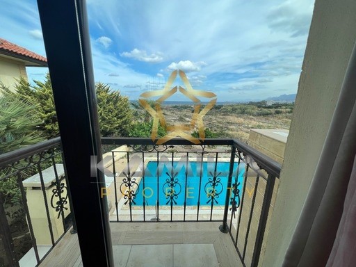 3+1 Seafront Villa for Rent with Pool in Karşıyaka