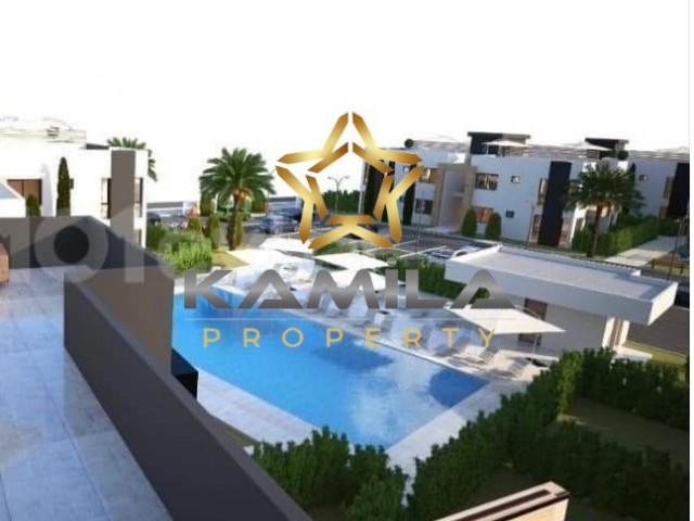 2+1 New VAT Paid Flat for Sale in Kyrenia Bosphorus