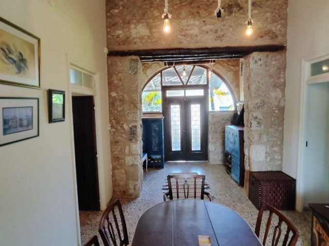 3+1 Detached Stone House with Garden for Sale Kyrenia/Esentepe, North Cyprus