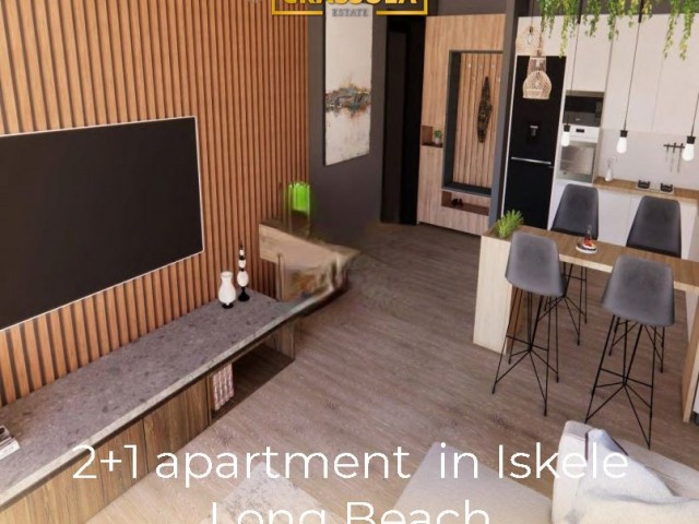 2+1 Apartment for sale in Iskele Long Beach