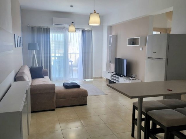 For rent 1+1 apartment with sea view on the 7th floor for 600 Euro