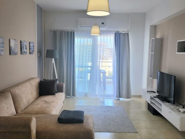 For rent 1+1 apartment with sea view on the 7th floor for 600 Euro