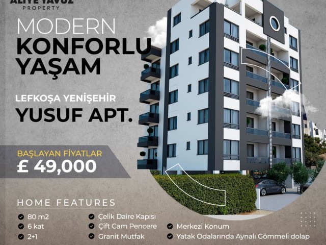 New apartments for sale in Nicosia Yenişehir ** 