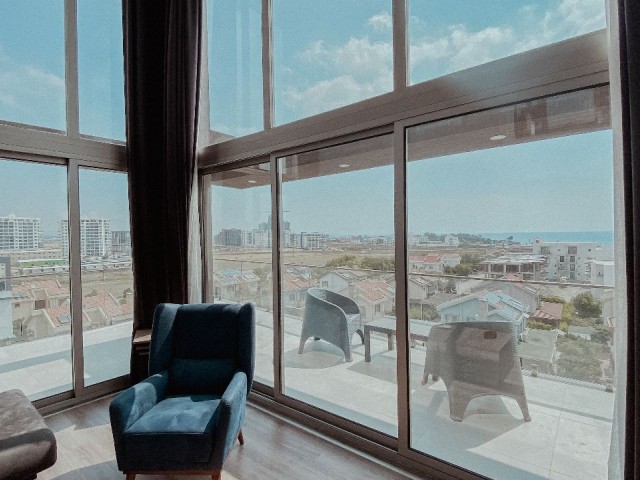 2 yatak odalı penthouse, Deniz ve dağ manzaralı ** 