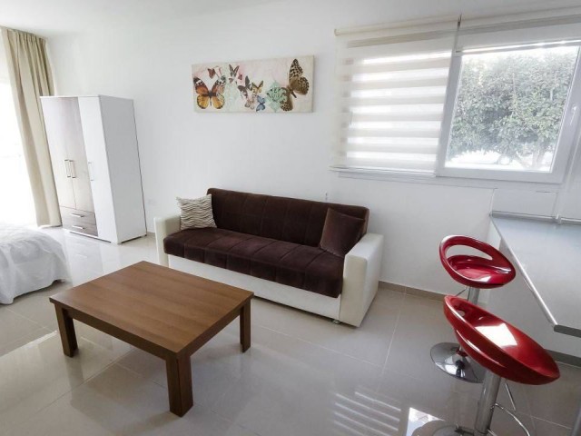 SUITABLE INVESTMENT STUDIO FLAT FOR SALE IN SEZAR RESORT IN CYPRUS, ISKELE REGION