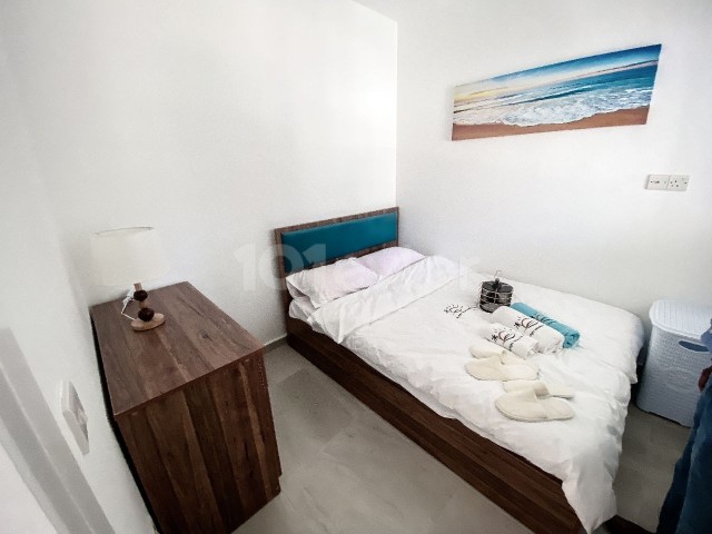 Апартаменты с 1 спальней на берегу Средиземного моря для отдыха в Искеле Бафра