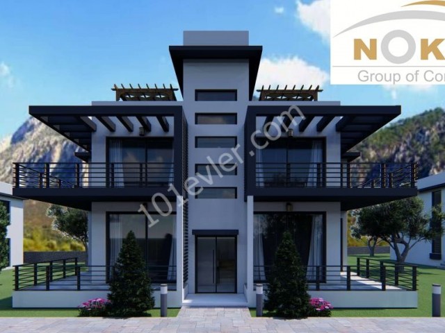New two bedroom apartments for sale in Alsancak