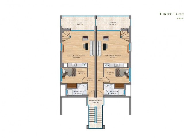 Esentepenin en guzel projesi! 1+1 bahceli  ve 2+1 loft  lux daireler!