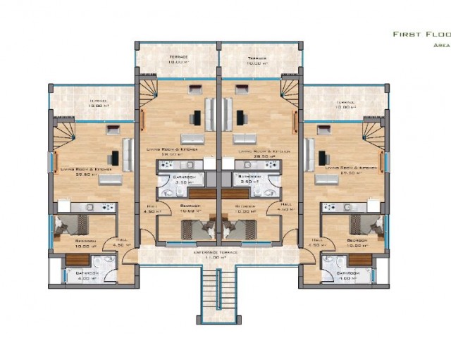 Esentepenin en guzel projesi! 1+1 bahceli  ve 2+1 loft  lux daireler!