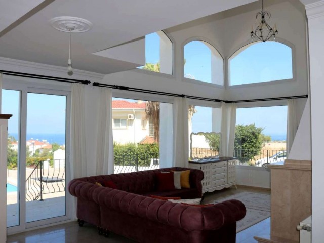  Amazing sea nad mountains view villa for sale in North Cyprus /Kyrenia 