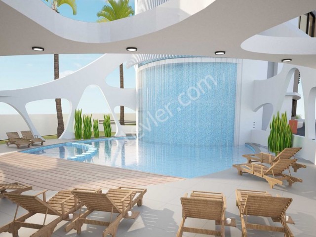 LUXURY 1 + 1 APARTMENT FOR SALE IN THE CENTER OF KYRENIA ** 