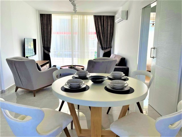 2+1 flats with pool for sale in a magnificent location in Alsancak ** 