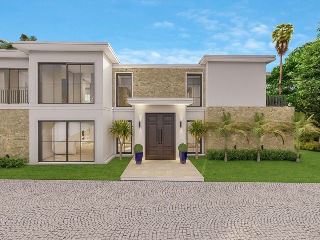 Kyrenia Bellapais Ultra Luxus 4 + 1 Türkische Villa auf 2230 m2 Grundstück ** 